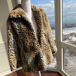 Kenna-T faux fur jacket, size Large